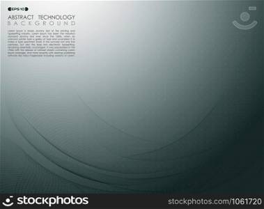 Abstract background of gradient blue free lines shape movement, vector eps10