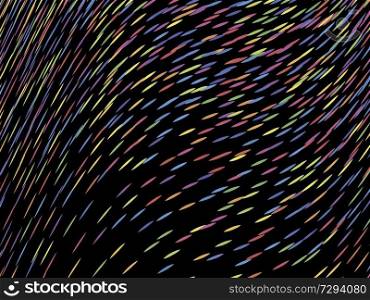 Abstract background, optical illusion of gradient effect. Stipple effect. Rhythmic colorful noise particles. Grain texture. grain texture, vector abstract illustration