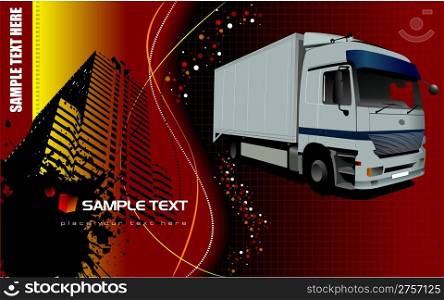 Abstract background or cover for brochure. Vector illustration