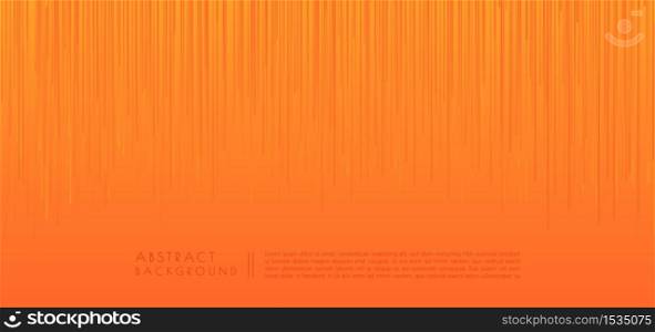 Abstract background orange colorful style line wave pattern design. vector illustration.