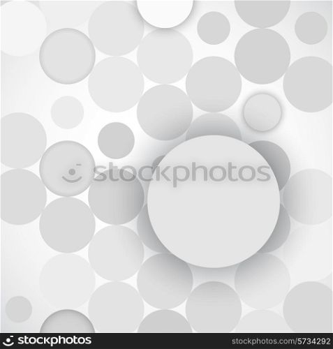 Abstract background pattern with cray 3d circles
