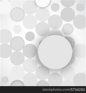 Abstract background pattern with cray 3d circles