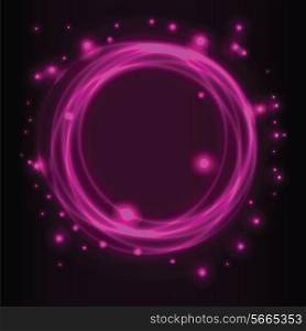 Abstract background, pink glowing circles