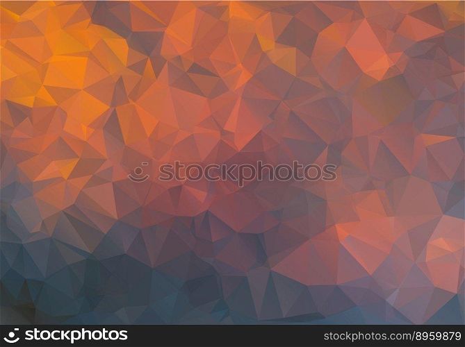 Abstract background polygon vector image