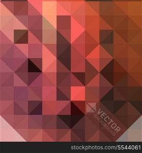 Abstract Background / retro mosaic banner can be used for invitation, congratulation or website layout vector