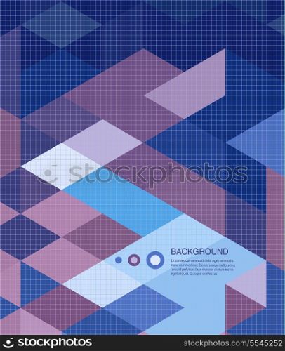 Abstract Background /retro mosaic brochure or banner