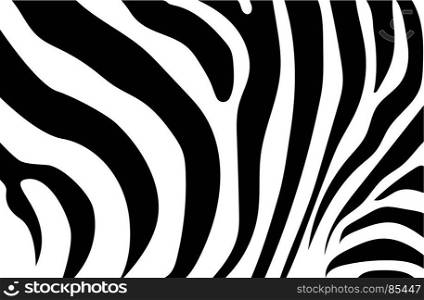 Abstract background skin of a zebra, white and black color. Wild Animals.