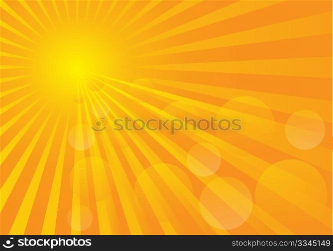 Abstract Background ? Summer - Orange and Yellow Sunbeams