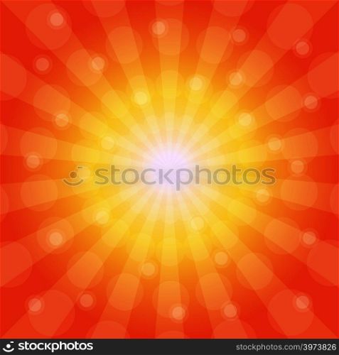 Abstract background. Sun rays. Square template