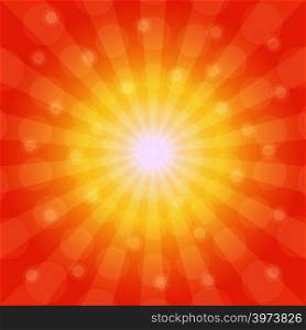 Abstract background. Sun rays. Square template