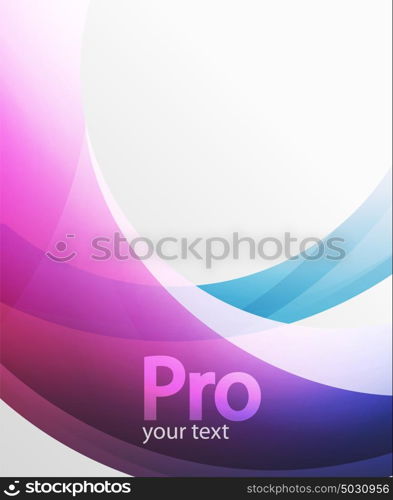 Abstract background, swirl wave line template. Abstract background, swirl wave line template. Vector layout template for your message or presentation wallpaper