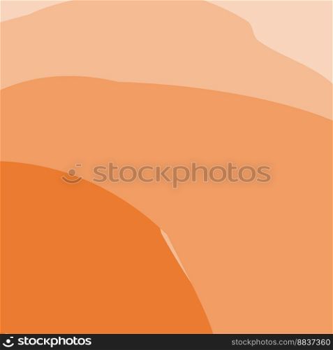 Abstract background texture from color uneven lines in trendy orange shades in watercolor manner. Template for an inscription, lettering. Layout for web, poster, greeting, brochure, cards or tag. EPS