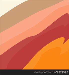Abstract background texture of wavy lines in trendy pale autumn and cozy caramel shades. Autumn season. Design for poster, banner, brochures, greeting, cards or price tag, label or web. Vector. EPS