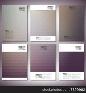 Abstract background, triangle design vector. Brochure, flyer or report for business, templates vector.