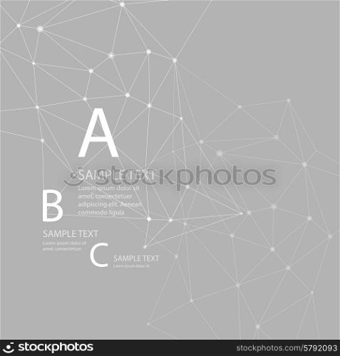 Abstract background triangular grid. Vector illustration. Abstract background triangular grid. Vector illustration EPS 10