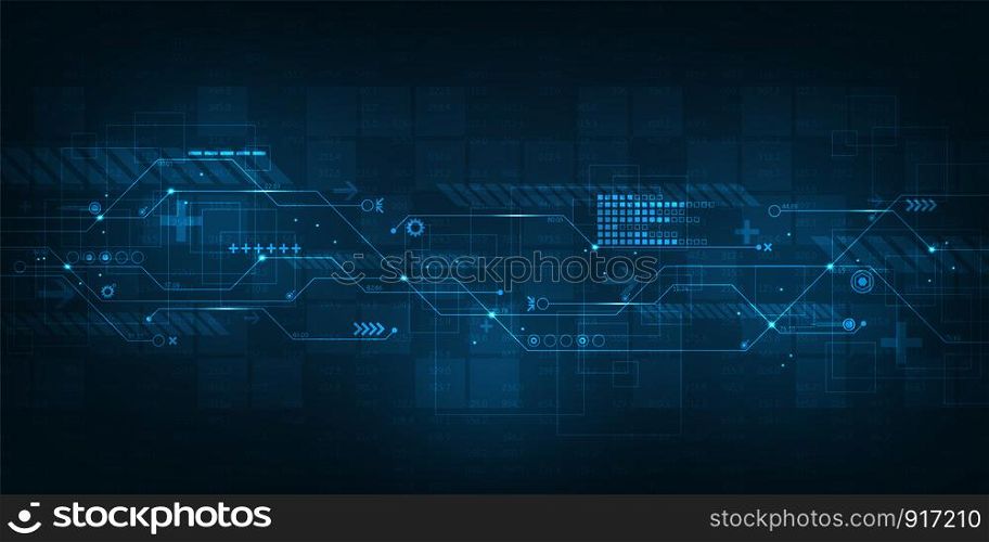 Abstract background vector about complex digital work.