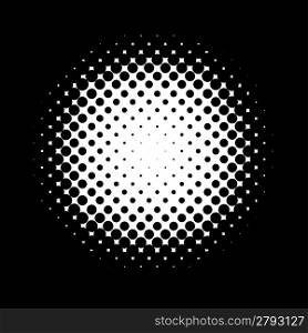 abstract background, vector halftone effect, illusion of the gradient, place for text