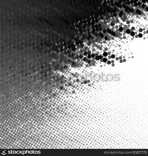 abstract background, vector halftone effect, illusion of the gradient, place for text