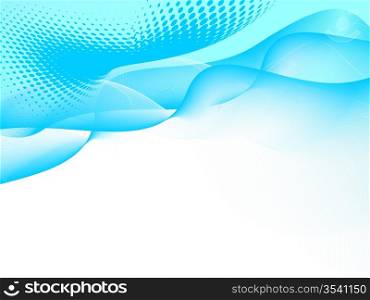 abstract background, vector, stylized waves, place for text