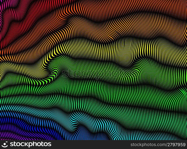 abstract background, vector without gradient, folded effect