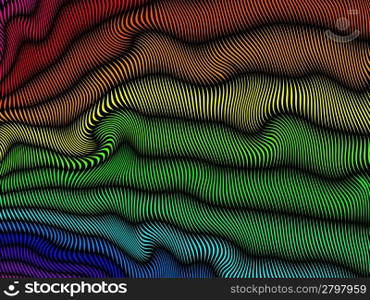 abstract background, vector without gradient, folded effect
