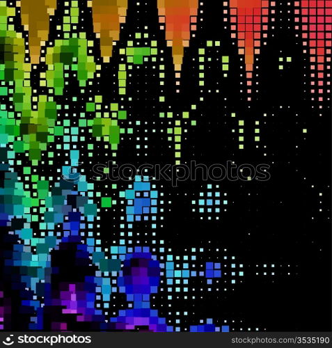 abstract background, vector without gradient, halftone effect