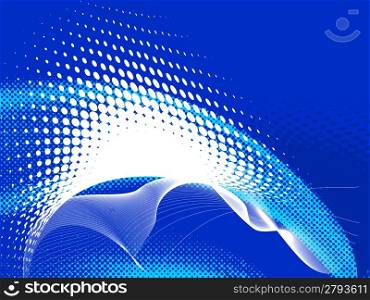 abstract background, vector without gradient with halftone effect