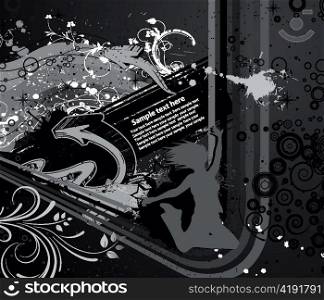 abstract background with 3d arrows vector illustration