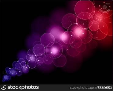 Abstract background with a bokeh light effect
