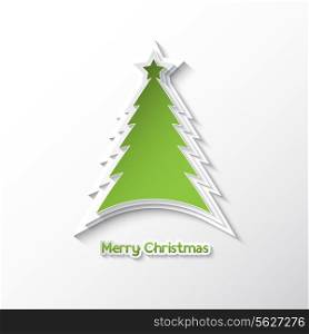 Abstract background with a Christmas tree design