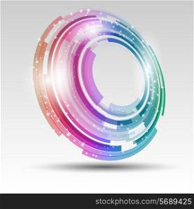 Abstract background with a circular design