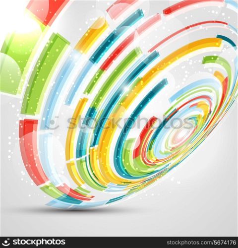 Abstract background with a decorative circular design