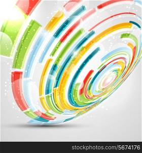 Abstract background with a decorative circular design