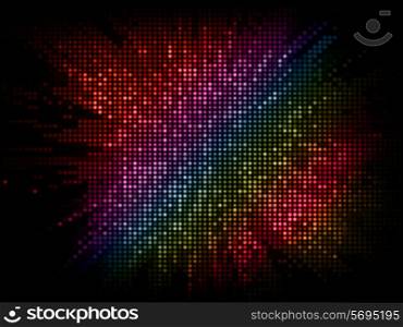 Abstract background with a disco lights effect