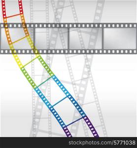 Abstract background with a film strip. Vector Eps 10.. Abstract background with a film strip. Vector Eps 10