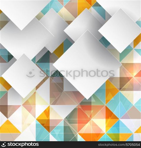 Abstract background with a geometric design