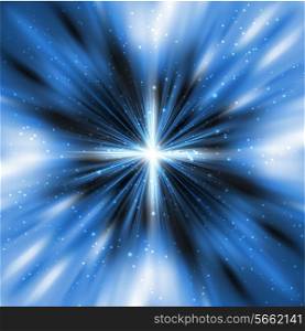 Abstract background with a starburst effect