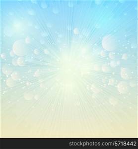 Abstract background with a summer design