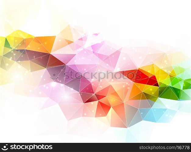 Abstract background with a triangular design
