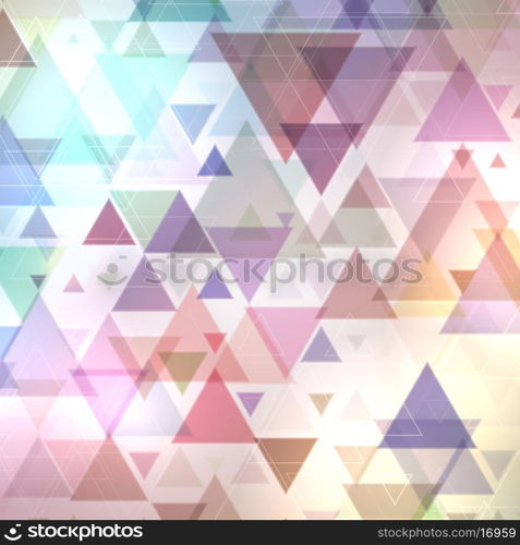 Abstract background with a triangular design