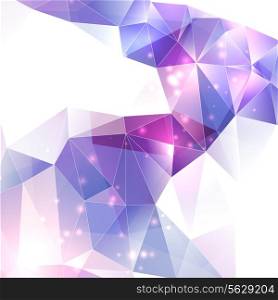 Abstract background with a triangular design