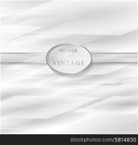 abstract background with a white light blur and glass label. abstract background with a white light blur