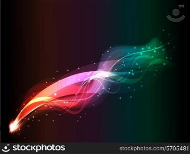 Abstract background with an explosion effect