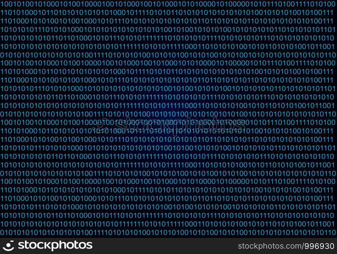 abstract background with binary code
