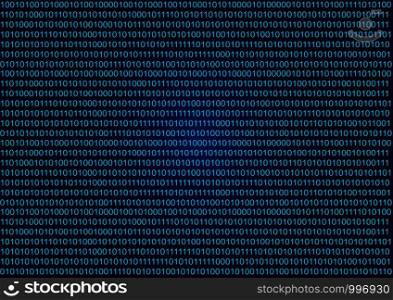 abstract background with binary code