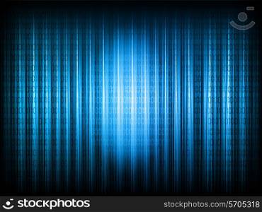Abstract background with binary code in shades of blue