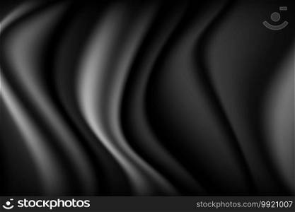  Abstract background with black satin silky cloth smooth texture.
