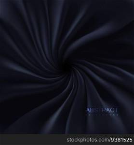 Abstract background with black swirled textile