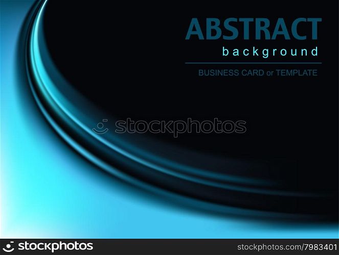 Abstract Background with Blue Effect