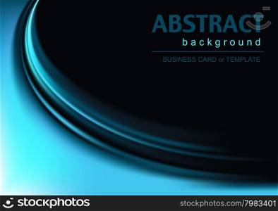Abstract Background with Blue Effect